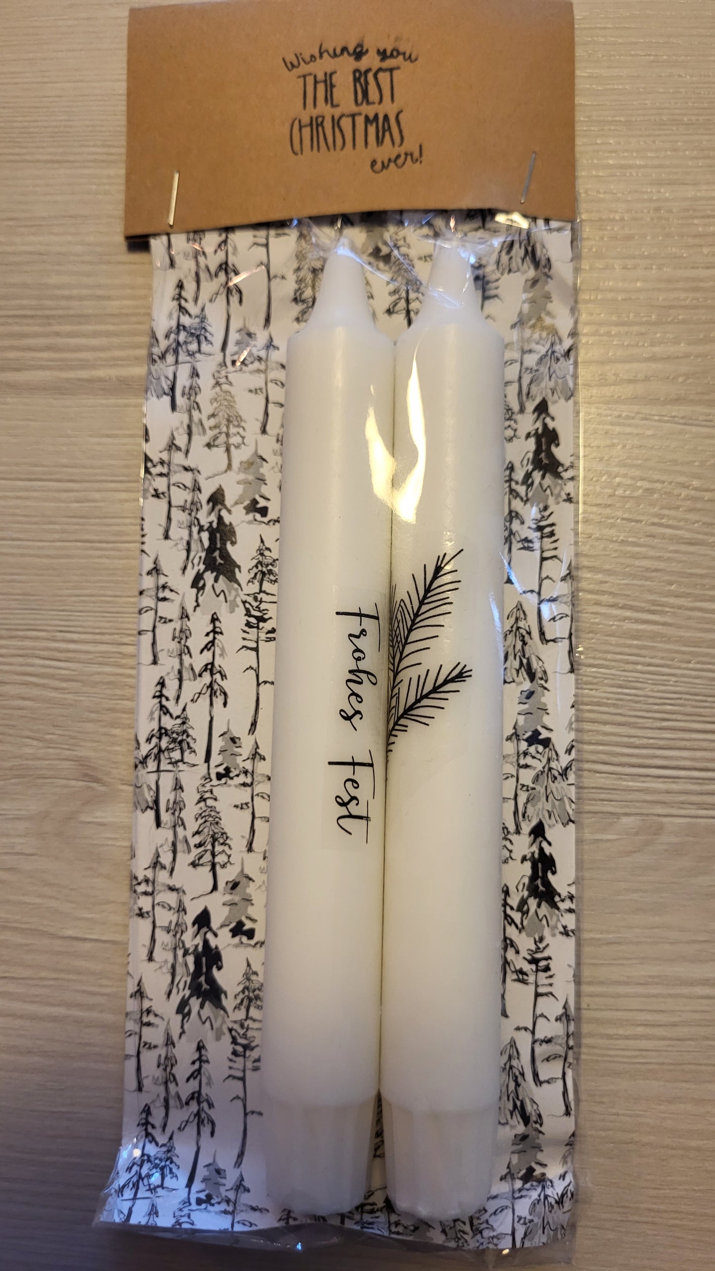 Weihnachtskerzen / Adventskerzen 2er Pack