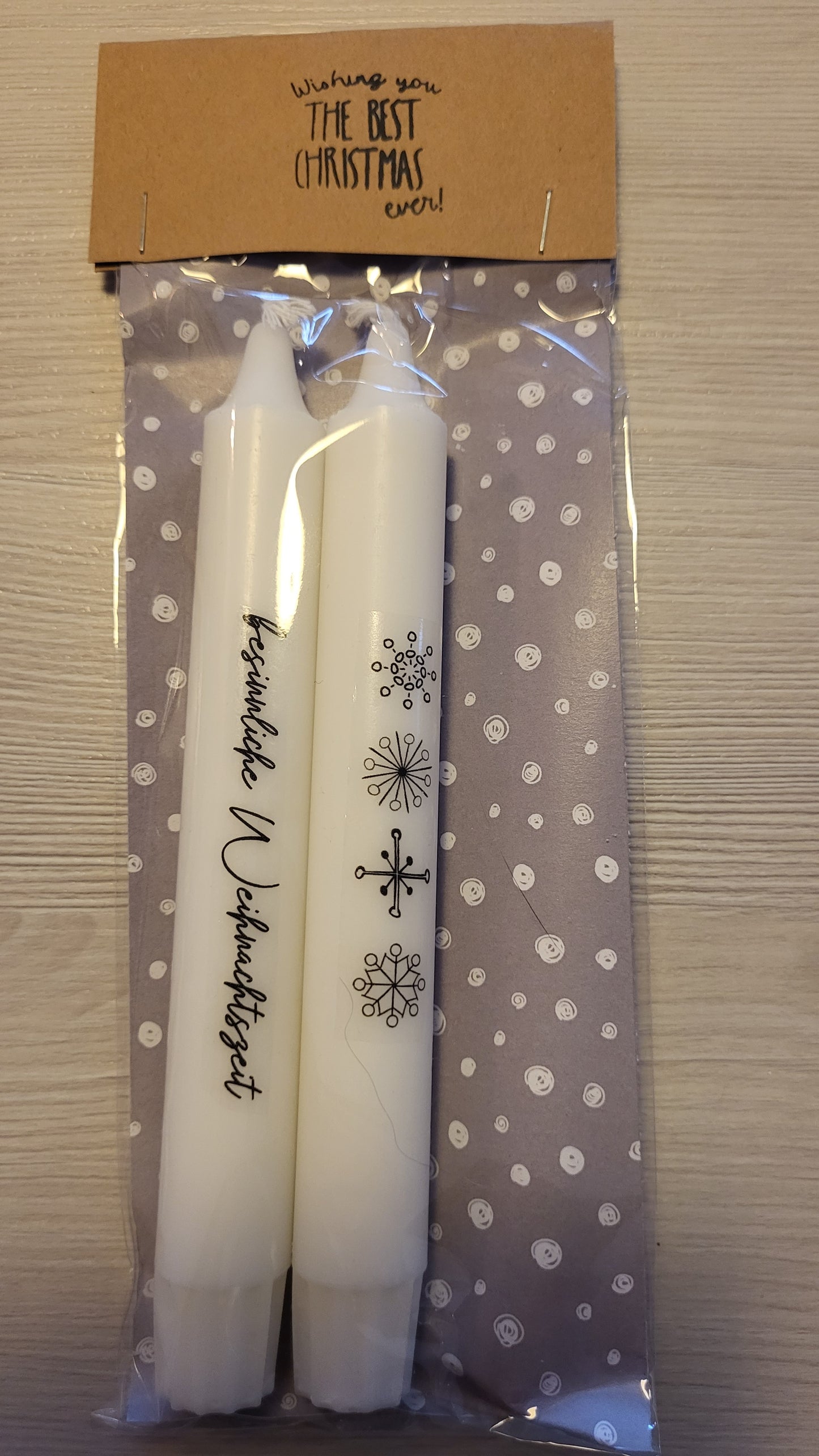 Weihnachtskerzen / Adventskerzen 2er Pack
