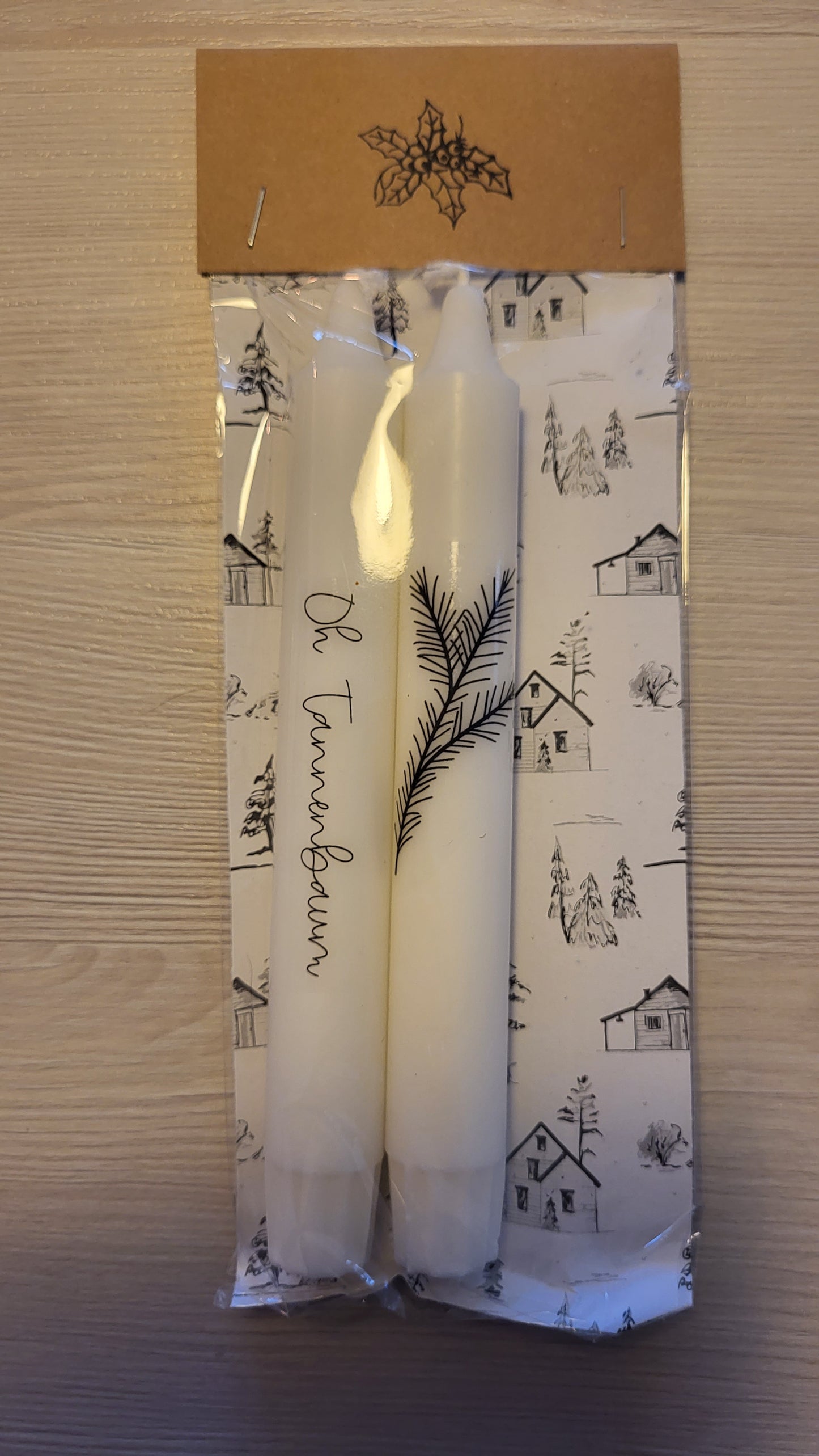 Weihnachtskerzen / Adventskerzen 2er Pack