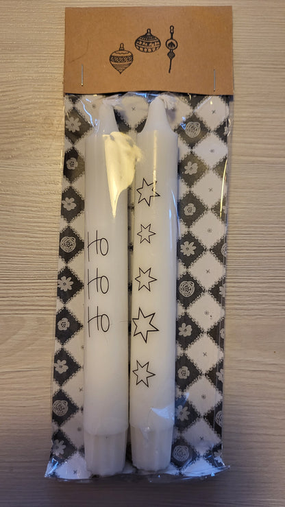Weihnachtskerzen / Adventskerzen 2er Pack