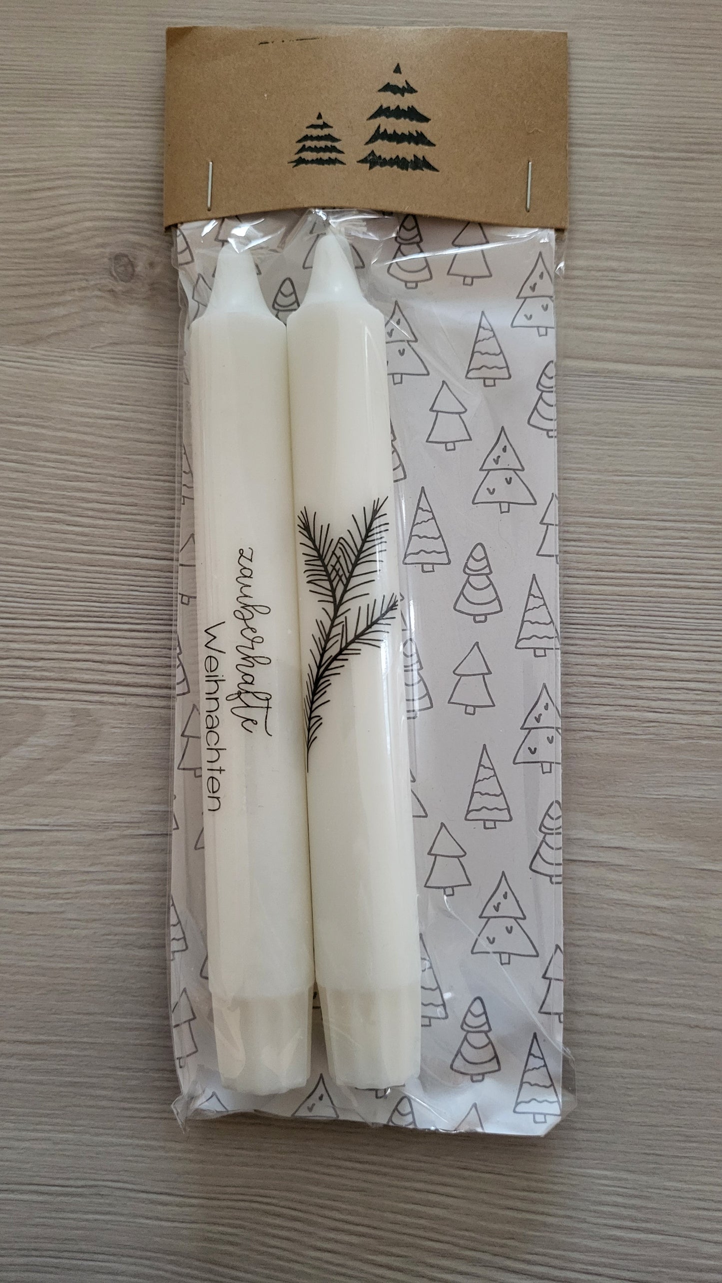 Weihnachtskerzen / Adventskerzen 2er Pack