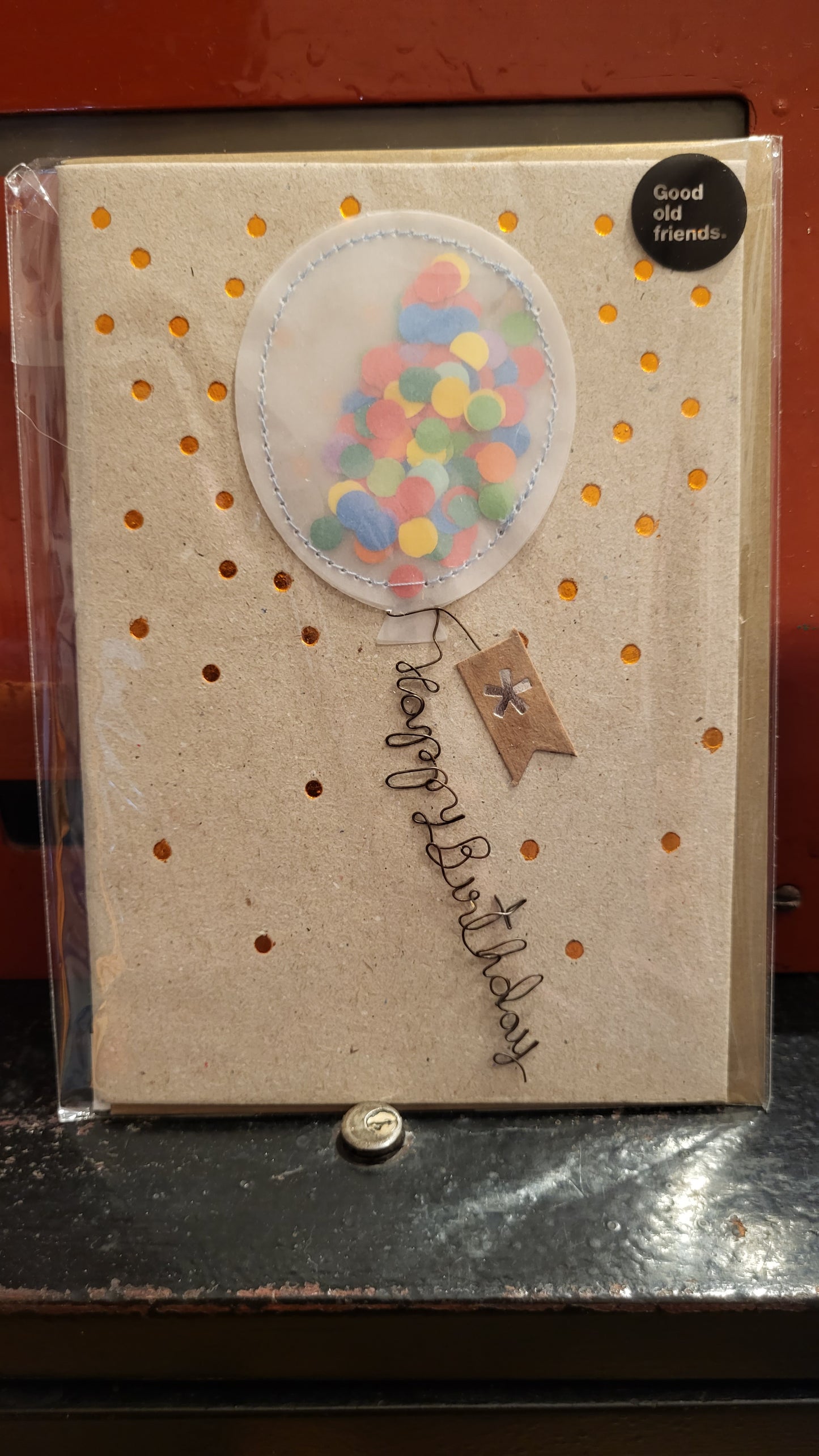 Luftballonkarte "Happy Birthday"