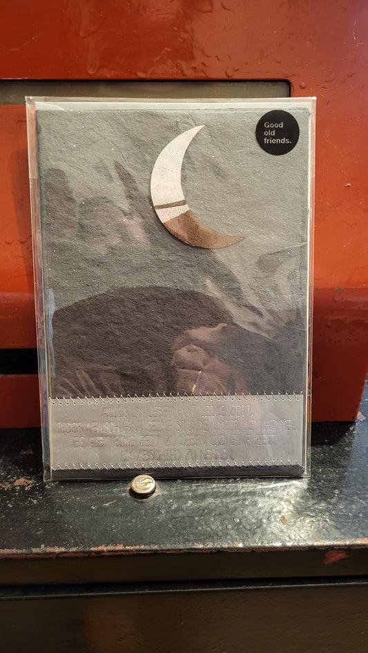 Trauerkarte Mond Sichel