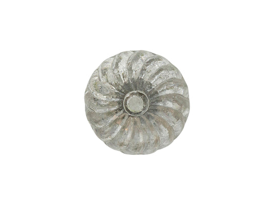 Möbelknopf Blume glas
