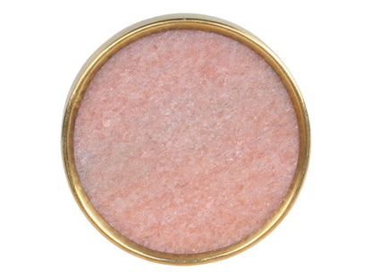 Möbelknopf Marmor Messing mit Puder