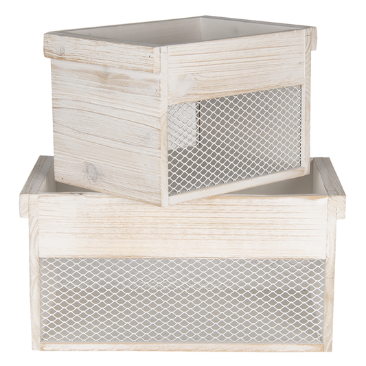 Box weiß 2er Set