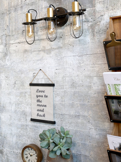 Wandlampe im Factory Style