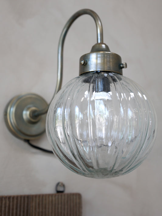 Wandlampe antique messing