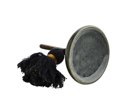 Möbelknopf groß mit Tassel