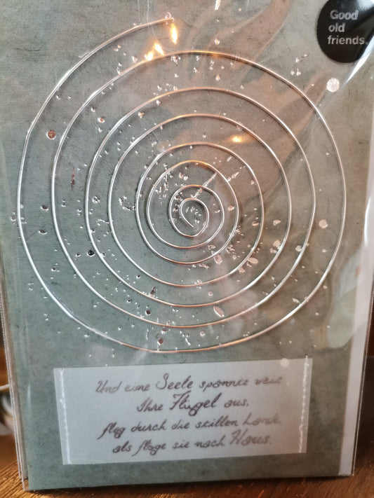 Trauerkarte Spirale