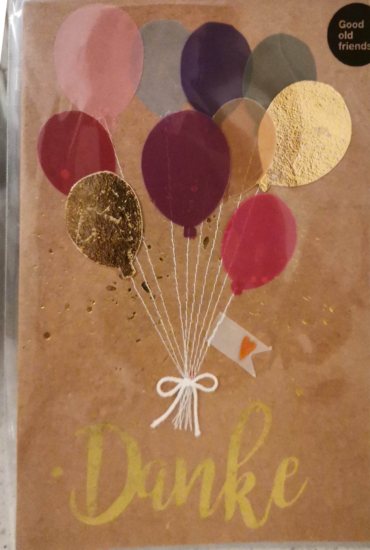 Bunte Ballonkarte