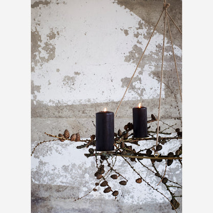 Adventskranz groß oval messing